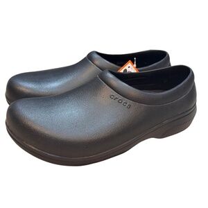 Crocs Unisex-Adult On The Clock Clogs, Slip Resistant Shoes